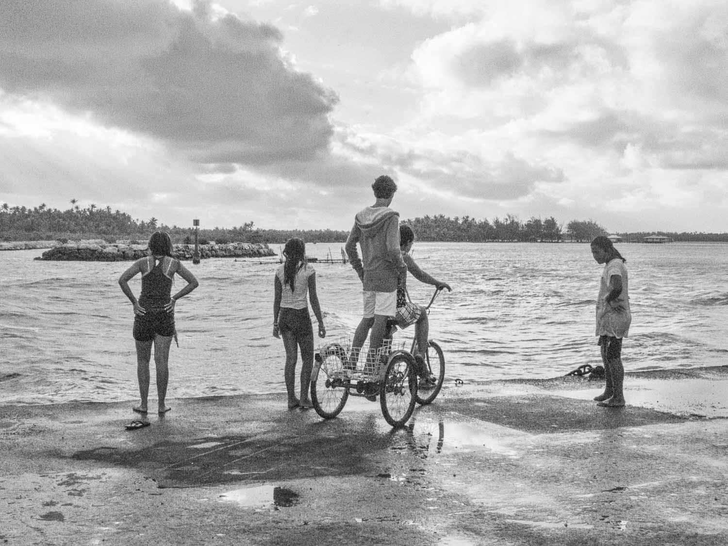 Jugendliche auf Manihi